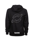 Comet Unisex Hooded Panel Sweatshirt - Black