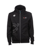 Comet Unisex Hooded Panel Jacket - Black