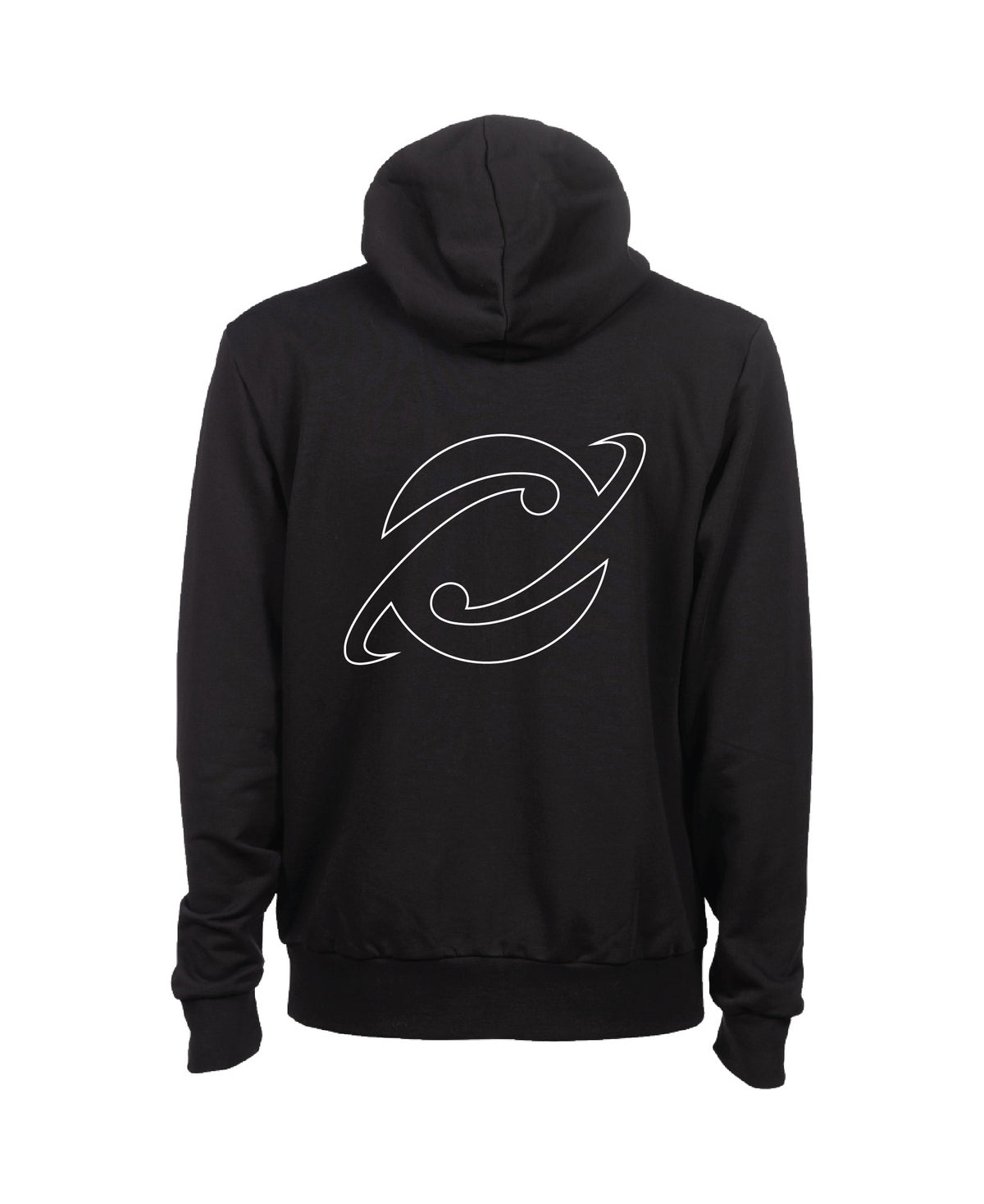 Comet Unisex Hooded Panel Jacket - Black