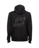 Comet Unisex Hooded Panel Jacket - Black