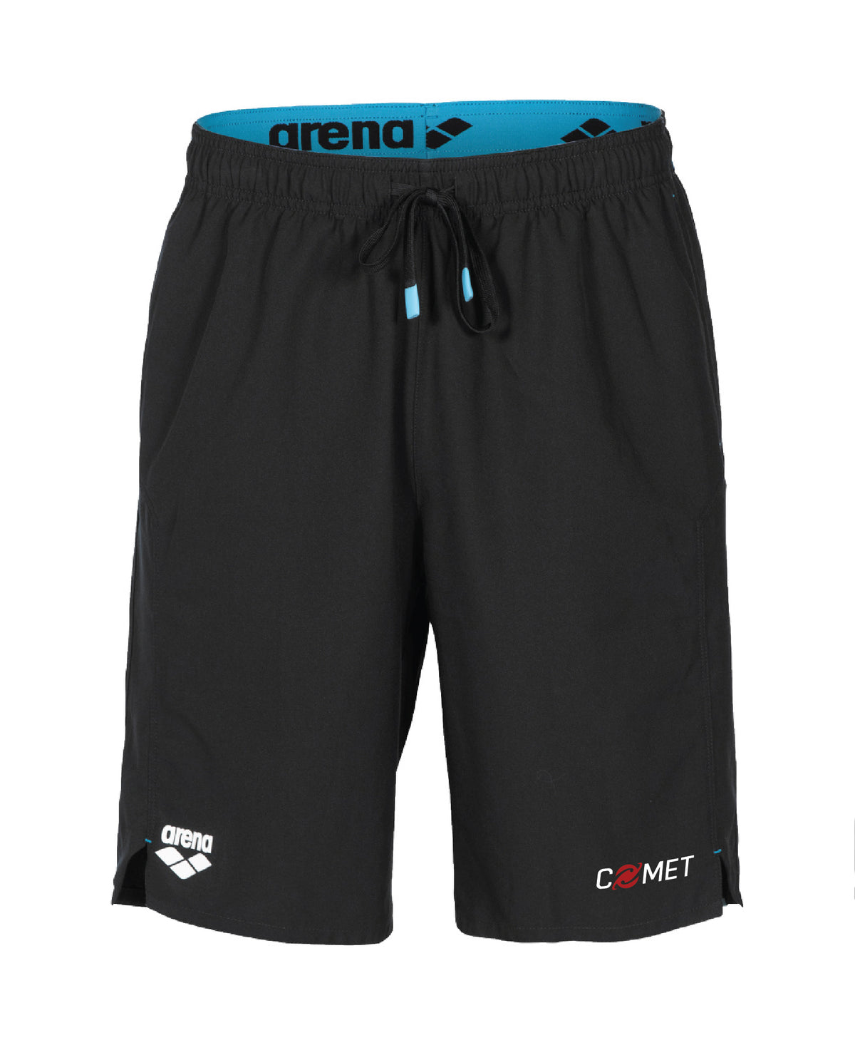 Comet Unisex Panel Bermuda - Black