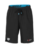 Comet Unisex Panel Bermuda - Black