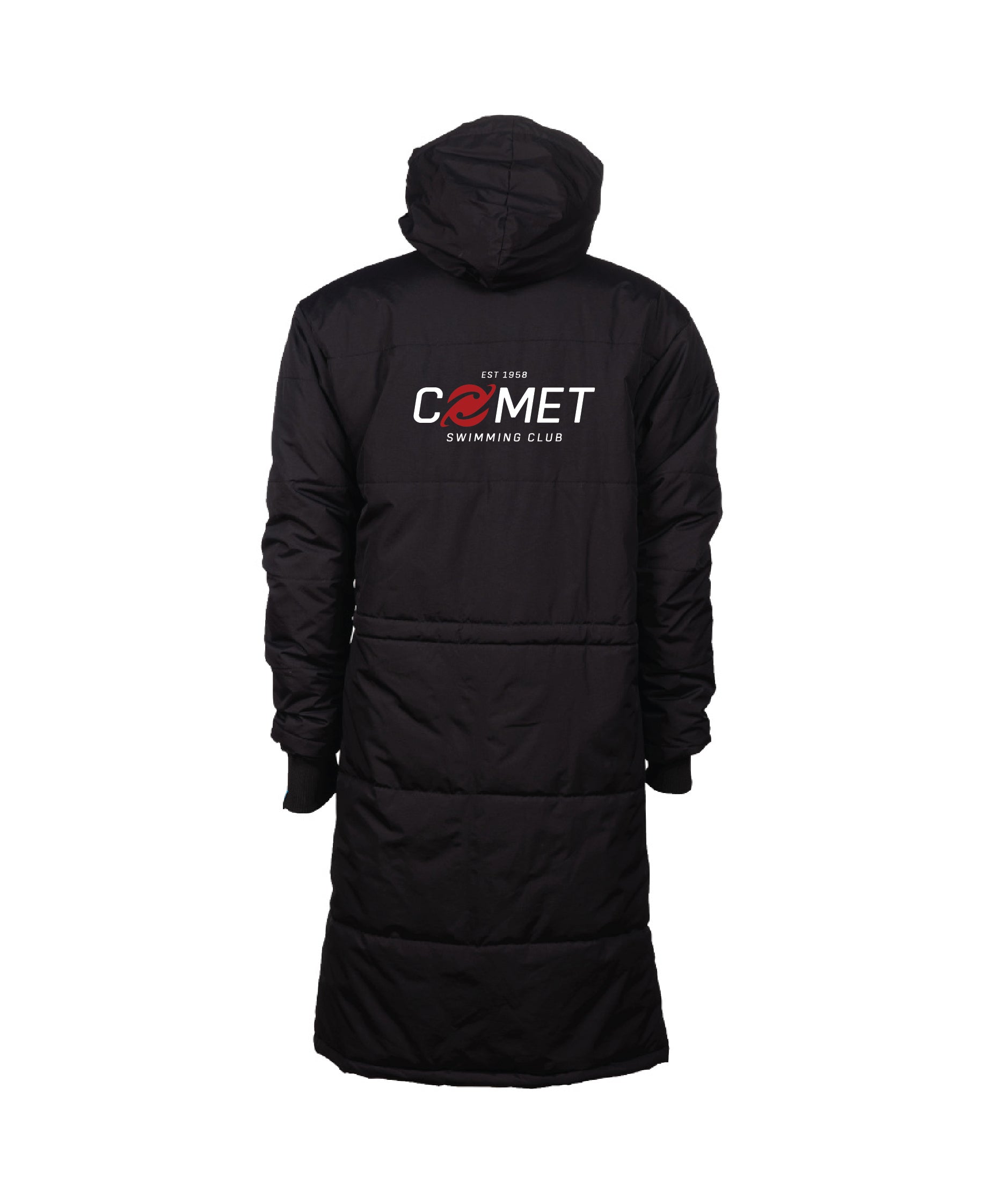 Comet Unisex Solid Parka - Black