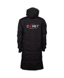 Comet Unisex Solid Parka - Black