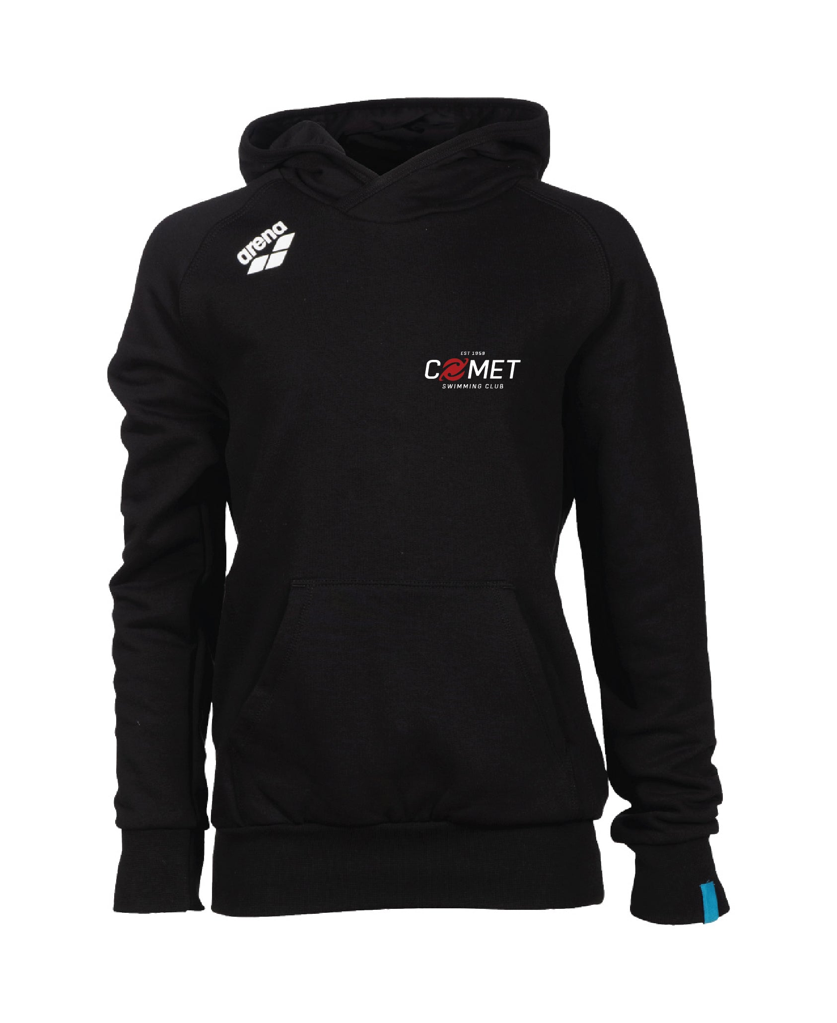 Comet Team Junior Hooded Panel Sweatshirt - Black