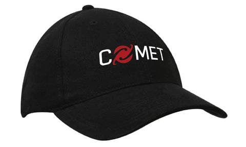 Comet Heavy Cotton Cap - Black