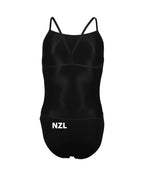 Dive NZ Girl's Team Challenge Swimsuit - Black