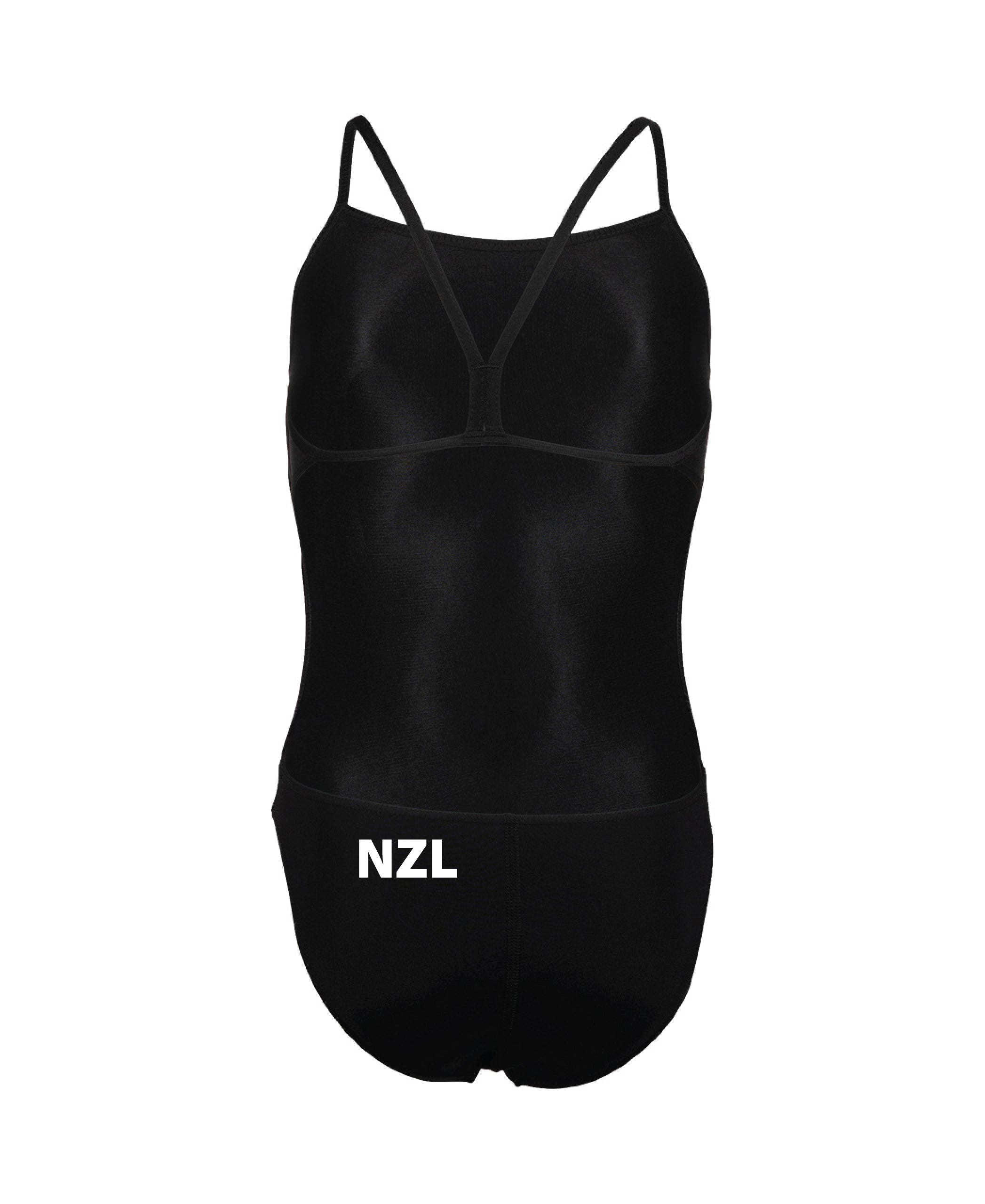 Dive NZ Girl's Team Challenge Swimsuit - Black