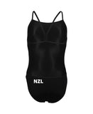 Dive NZ Girl's Team Challenge Swimsuit - Black