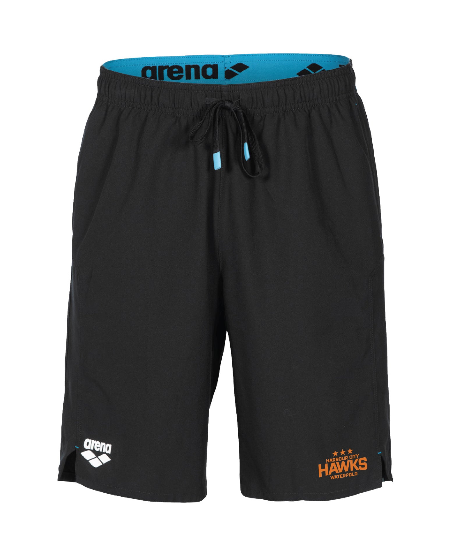 Harbour City Hawks Unisex Panel Bermuda - Black