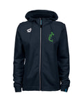 Te Arawa Women's Hooded Panel Jacket - Navy
