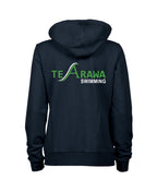 Te Arawa Women's Hooded Panel Jacket - Navy