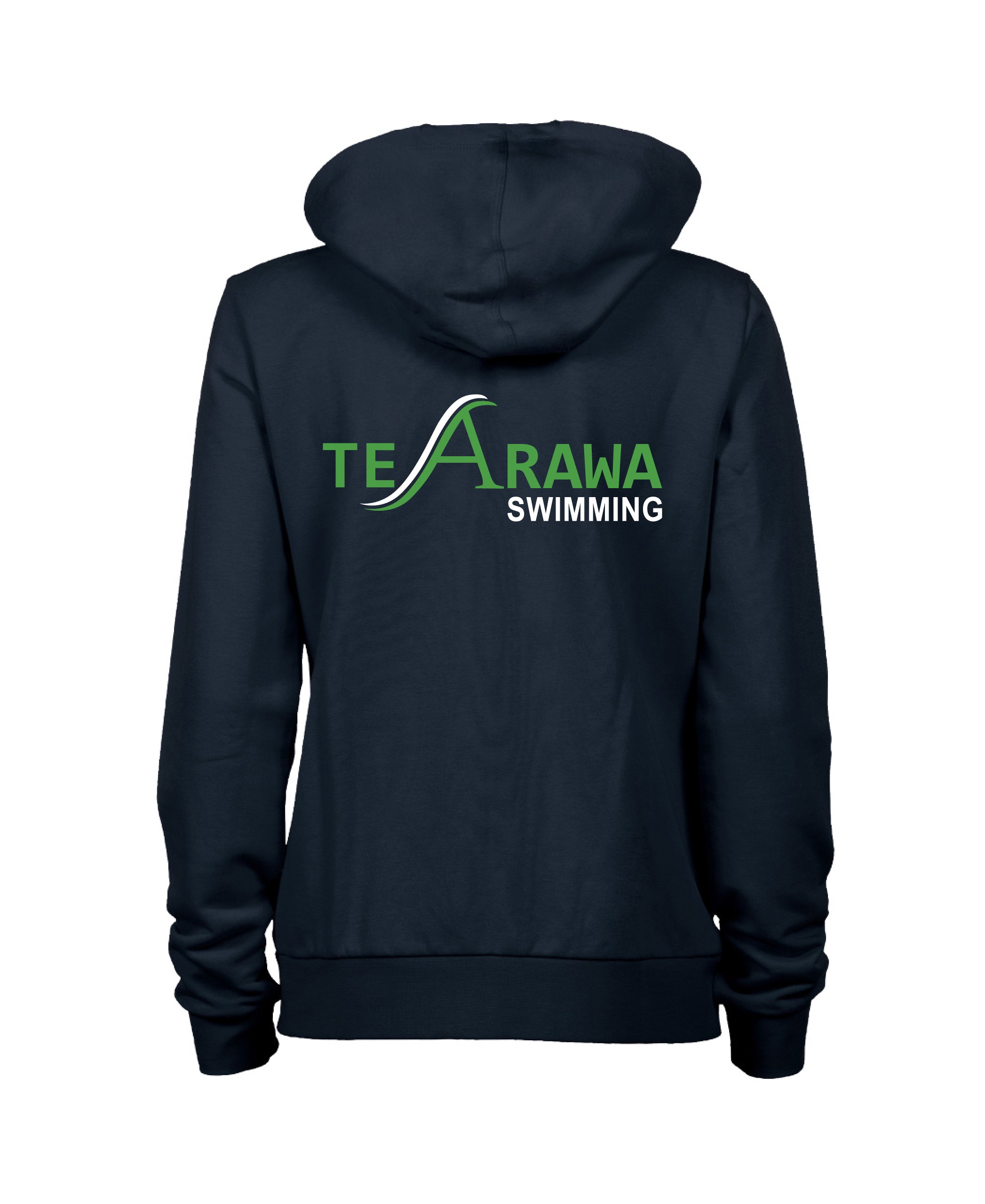 Te Arawa Women's Hooded Panel Jacket - Navy