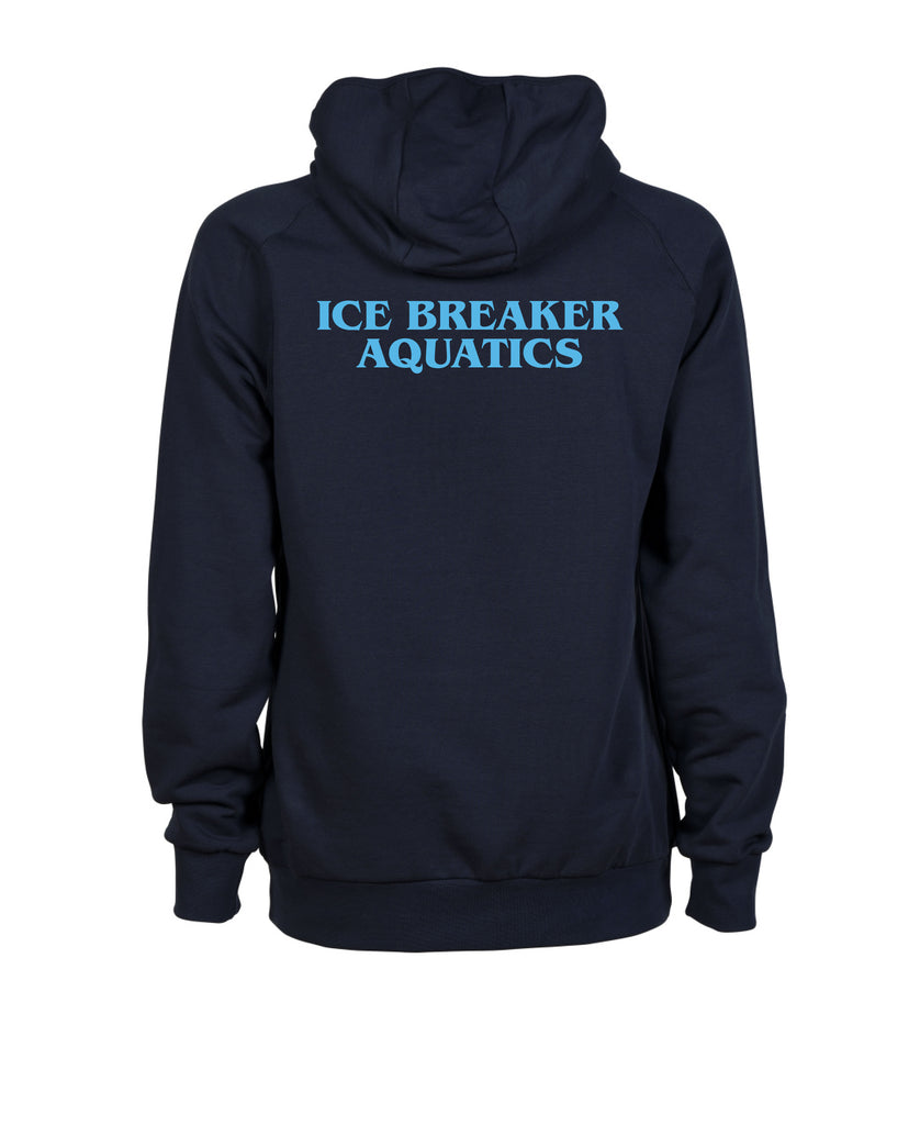 Ice Breaker Aquatics Team Hooded Panel Sweatshirt - Navy