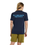 Ice Breaker Aquatics Unisex Team T-Shirt Solid - Navy