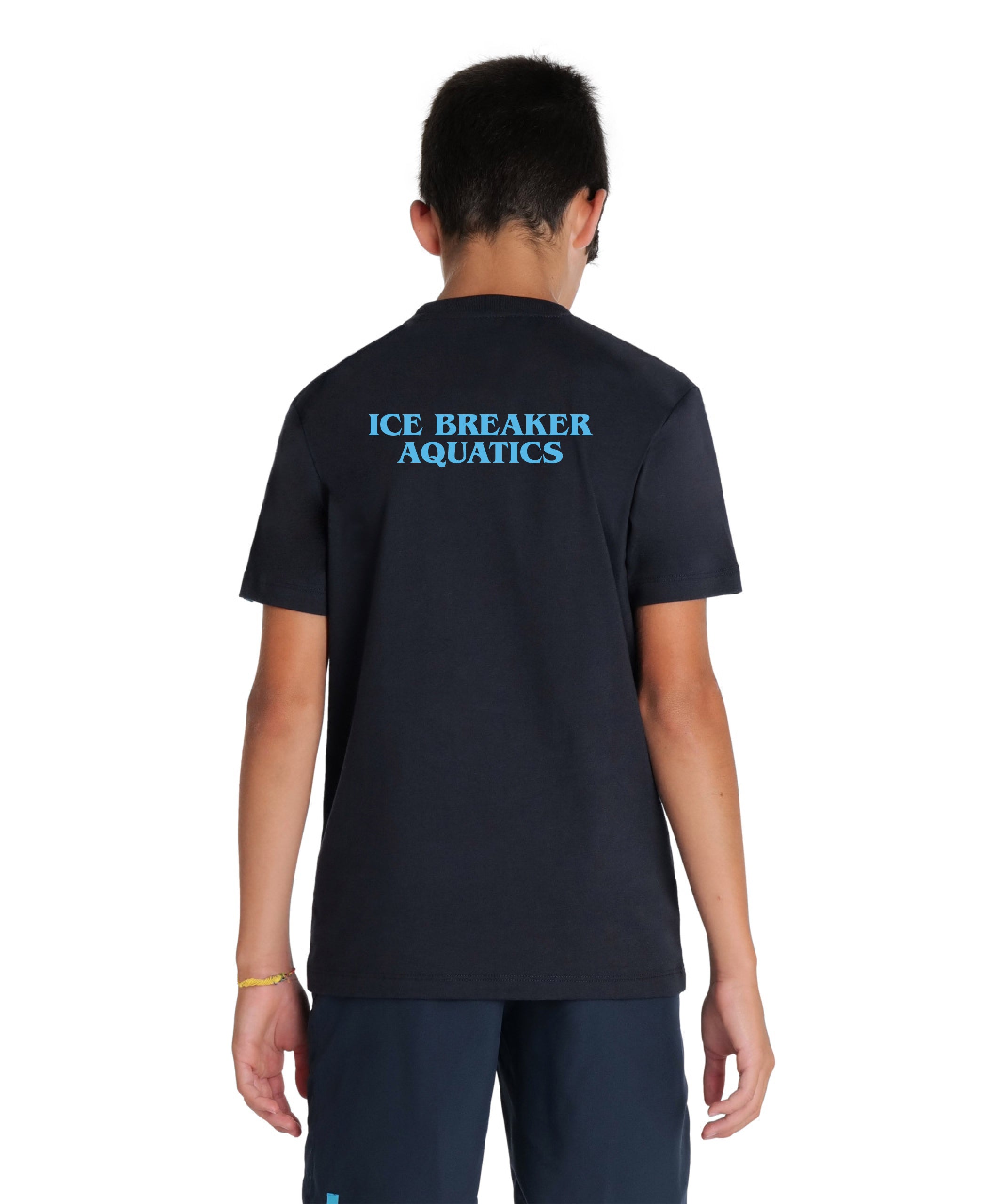 Ice Breaker Aquatics Team T-Shirt Panel JR - Navy