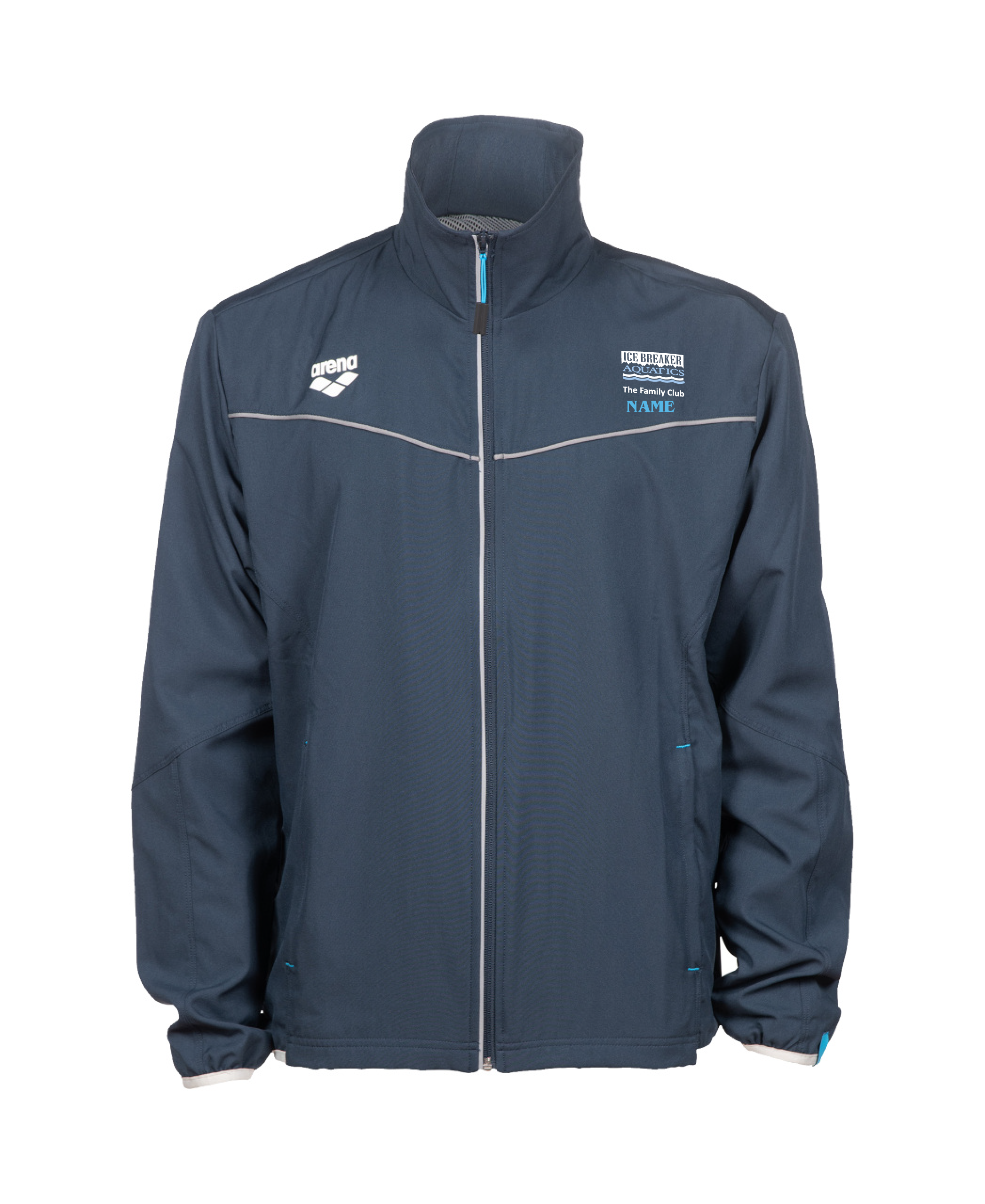 Ice Breaker Aquatics Unisex Panel Jacket - Navy