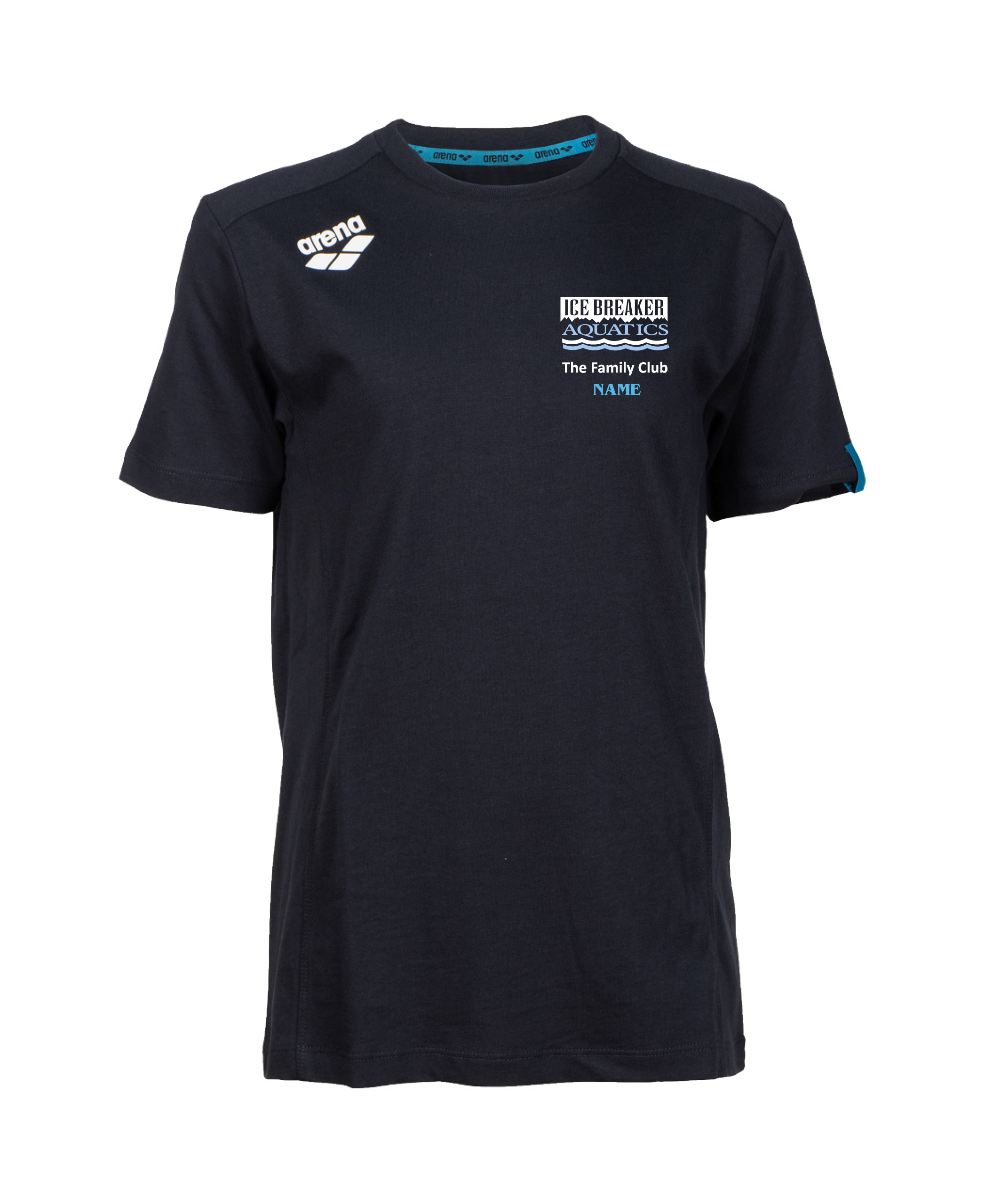 Ice Breaker Aquatics Team T-Shirt Panel JR - Navy