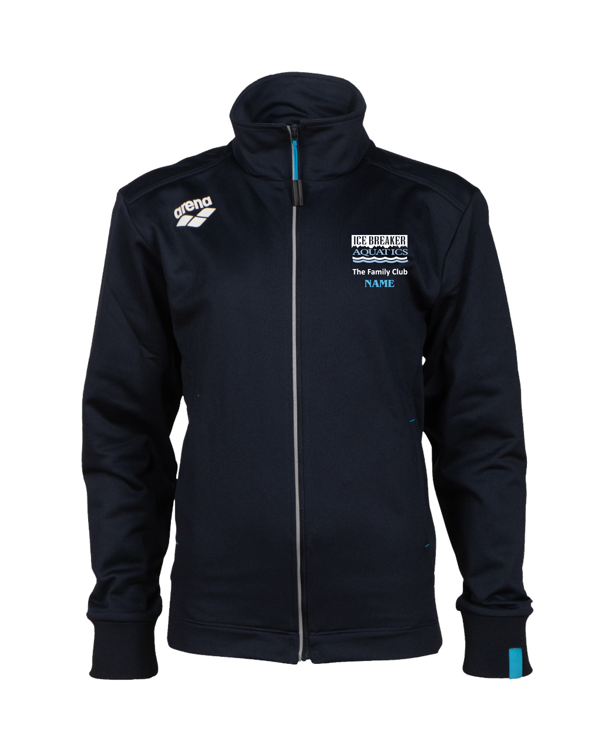 Ice Breaker Aquatics Unisex Jr Panel Jacket - Navy