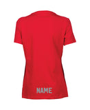 Levin Swimming Club Women's Panel T-Shirt - Red