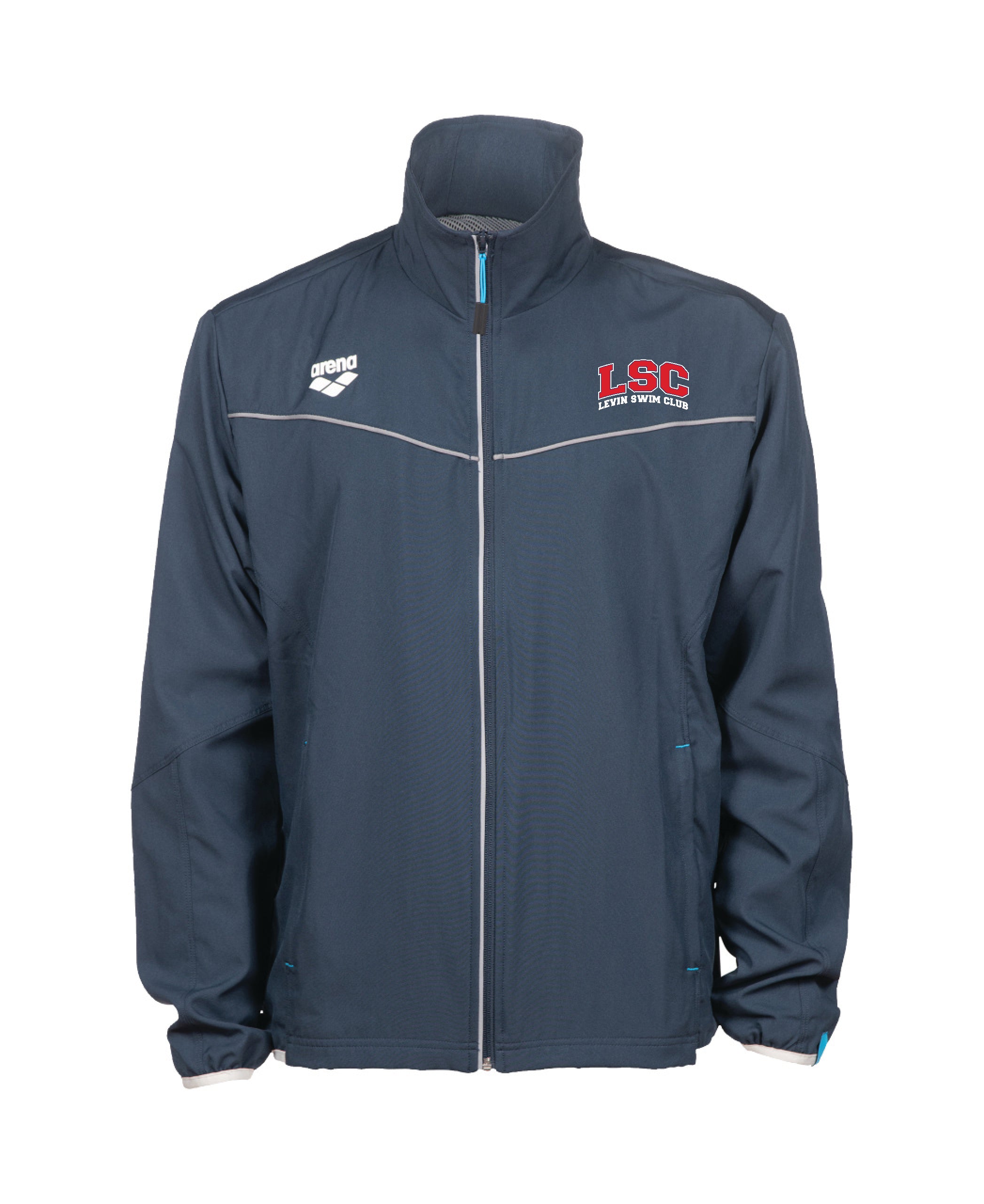 Levin Swimming Club Unisex Panel Jacket - Navy