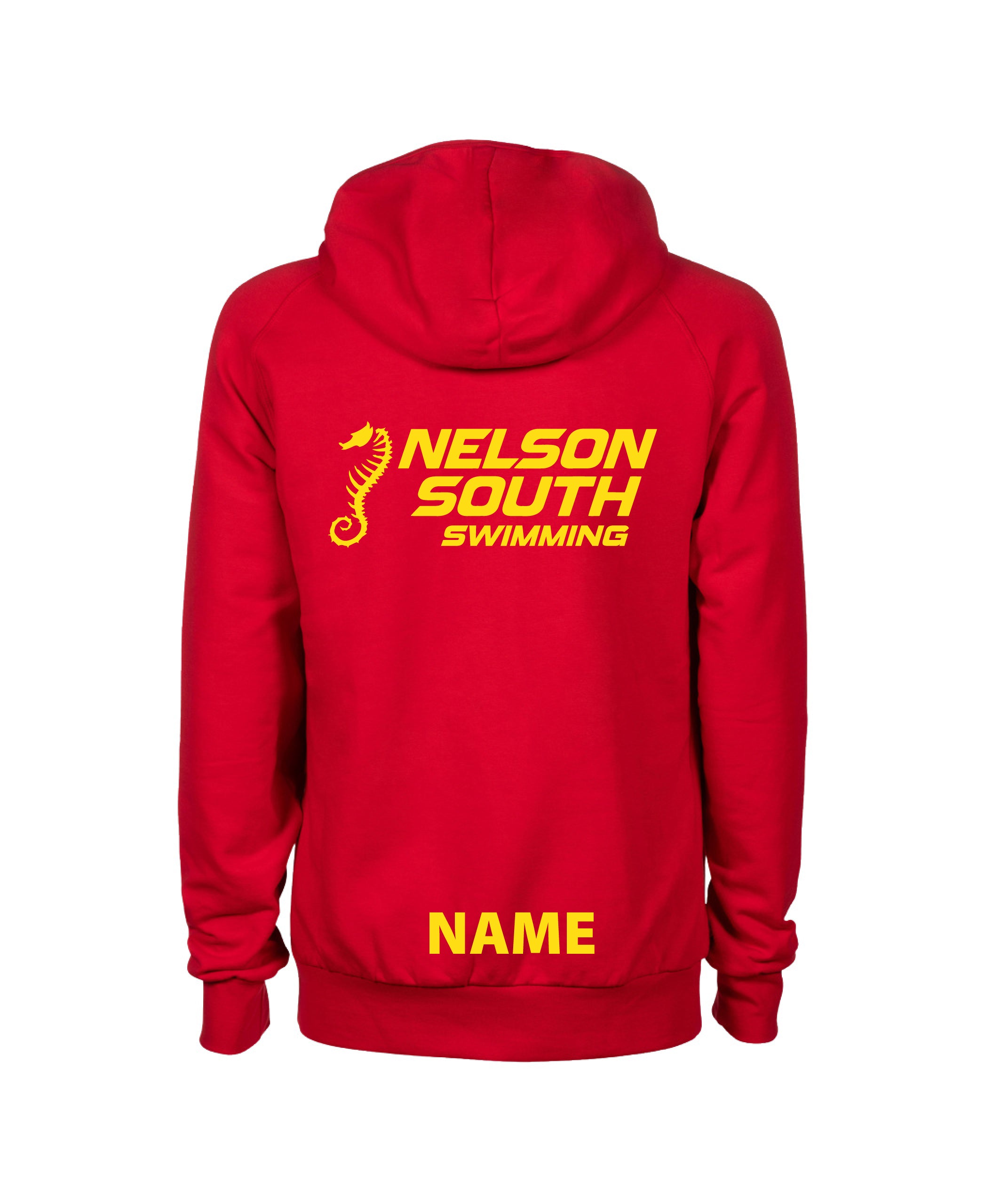 Nelson South Unisex Hooded Panel Sweatshirt - Red