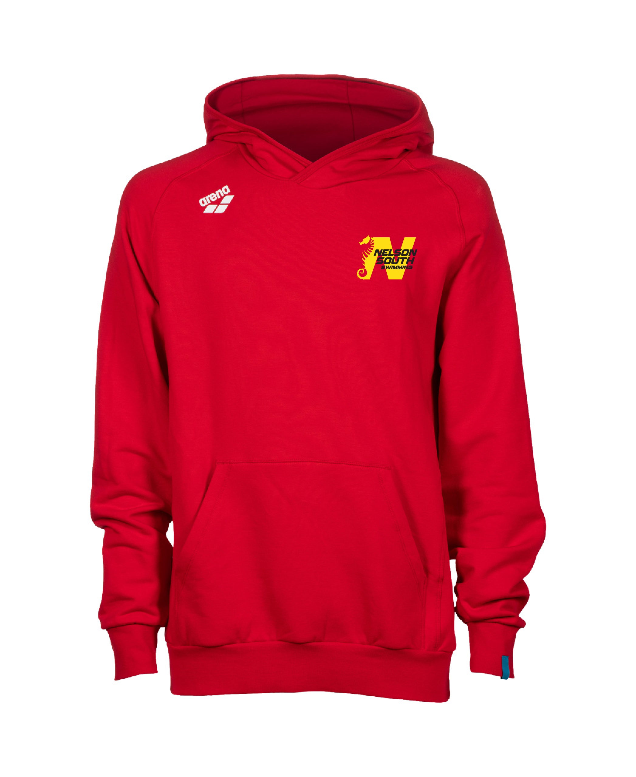 Nelson South Unisex Hooded Panel Sweatshirt - Red