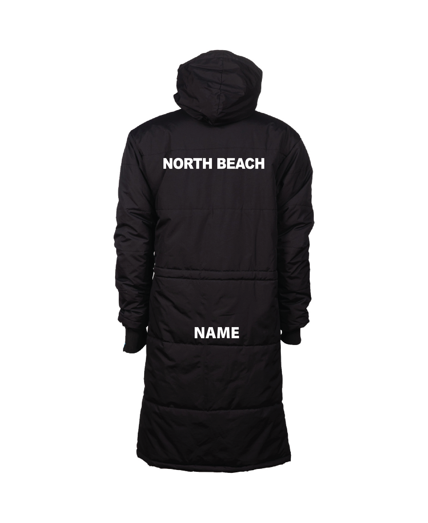 North Beach Unisex Solid Parka - Black