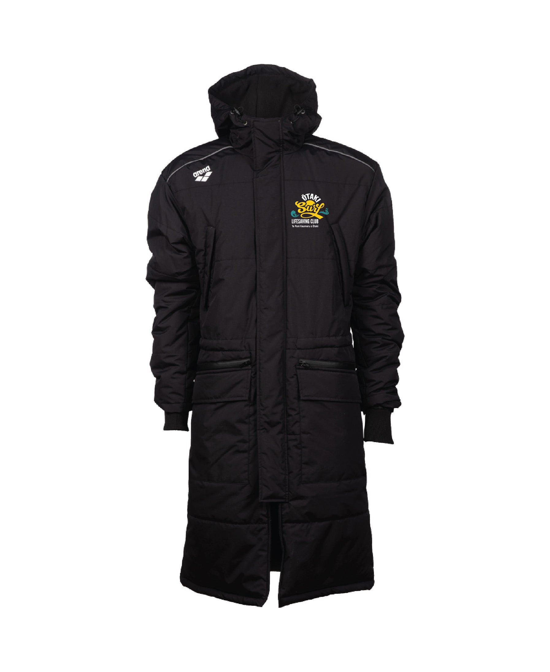 Ōtaki SLS Unisex Solid Parka - Black