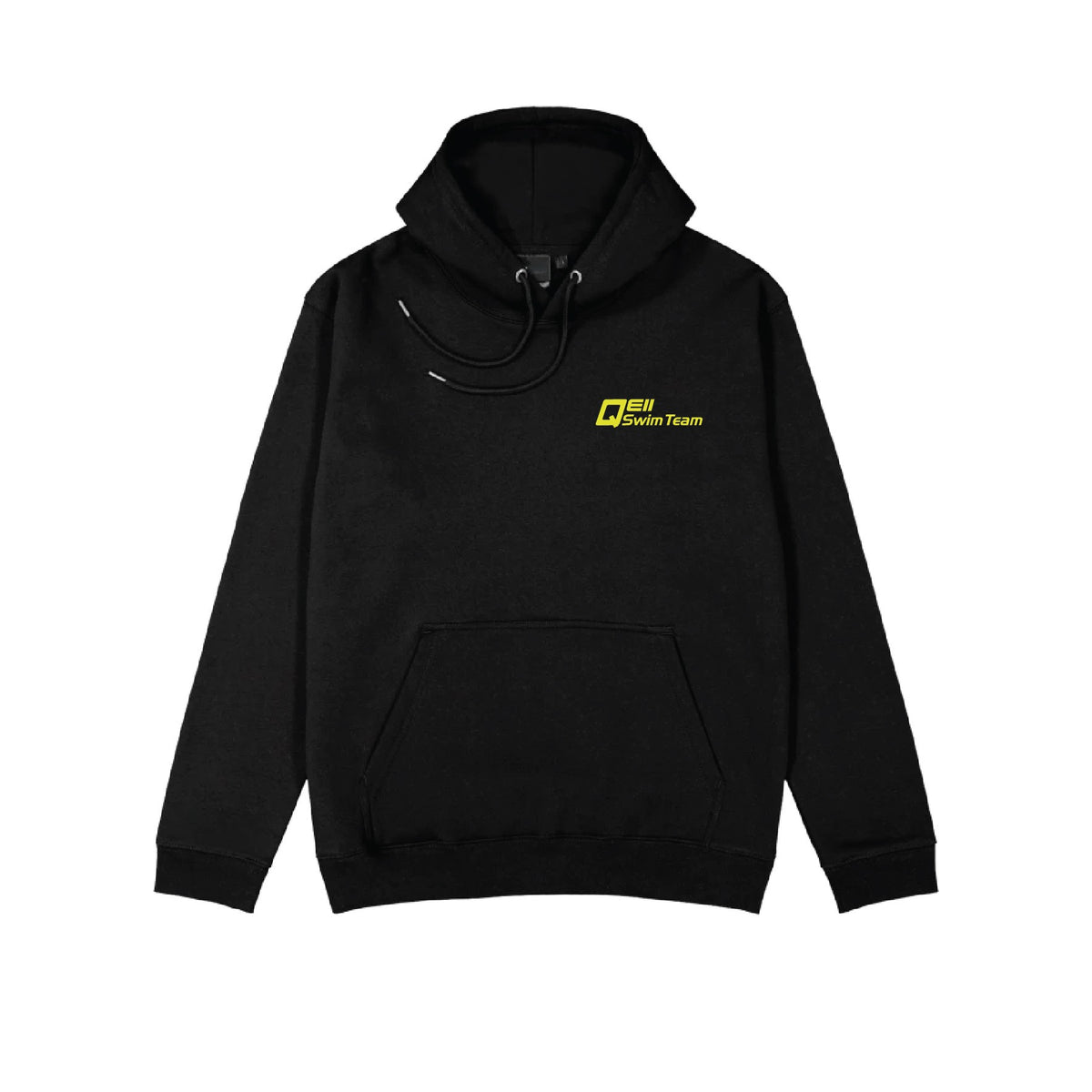 QEII Unisex Club Hoodie - Black