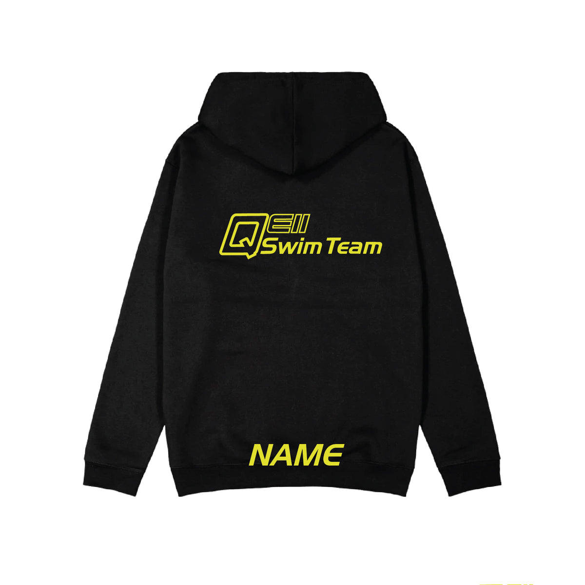 QEII Unisex Club Hoodie - Black