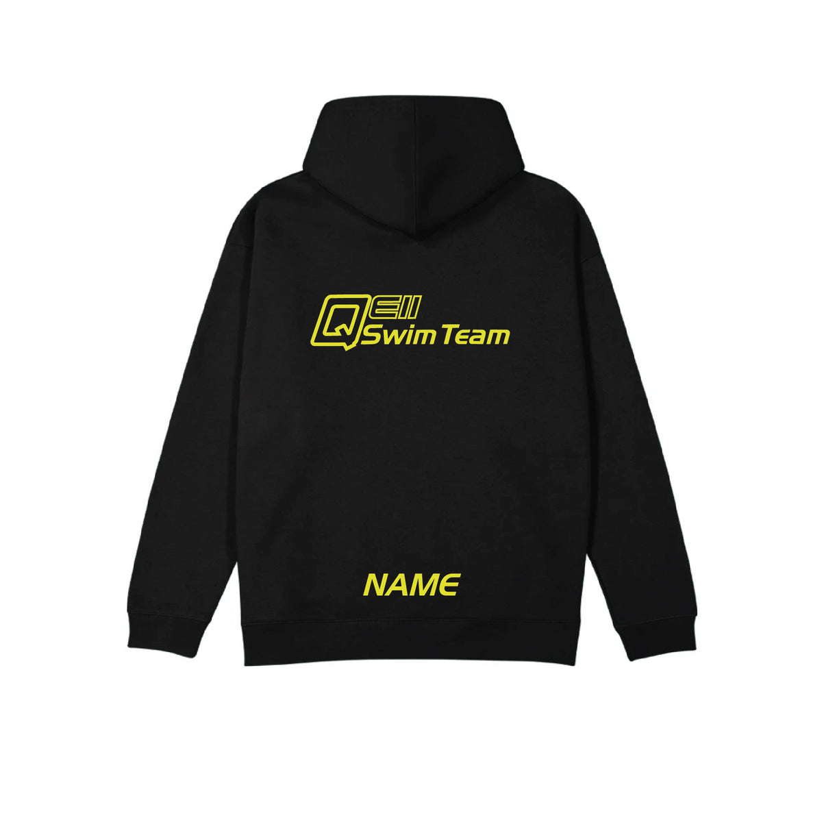 QEII Womens Club Hoodie - Black
