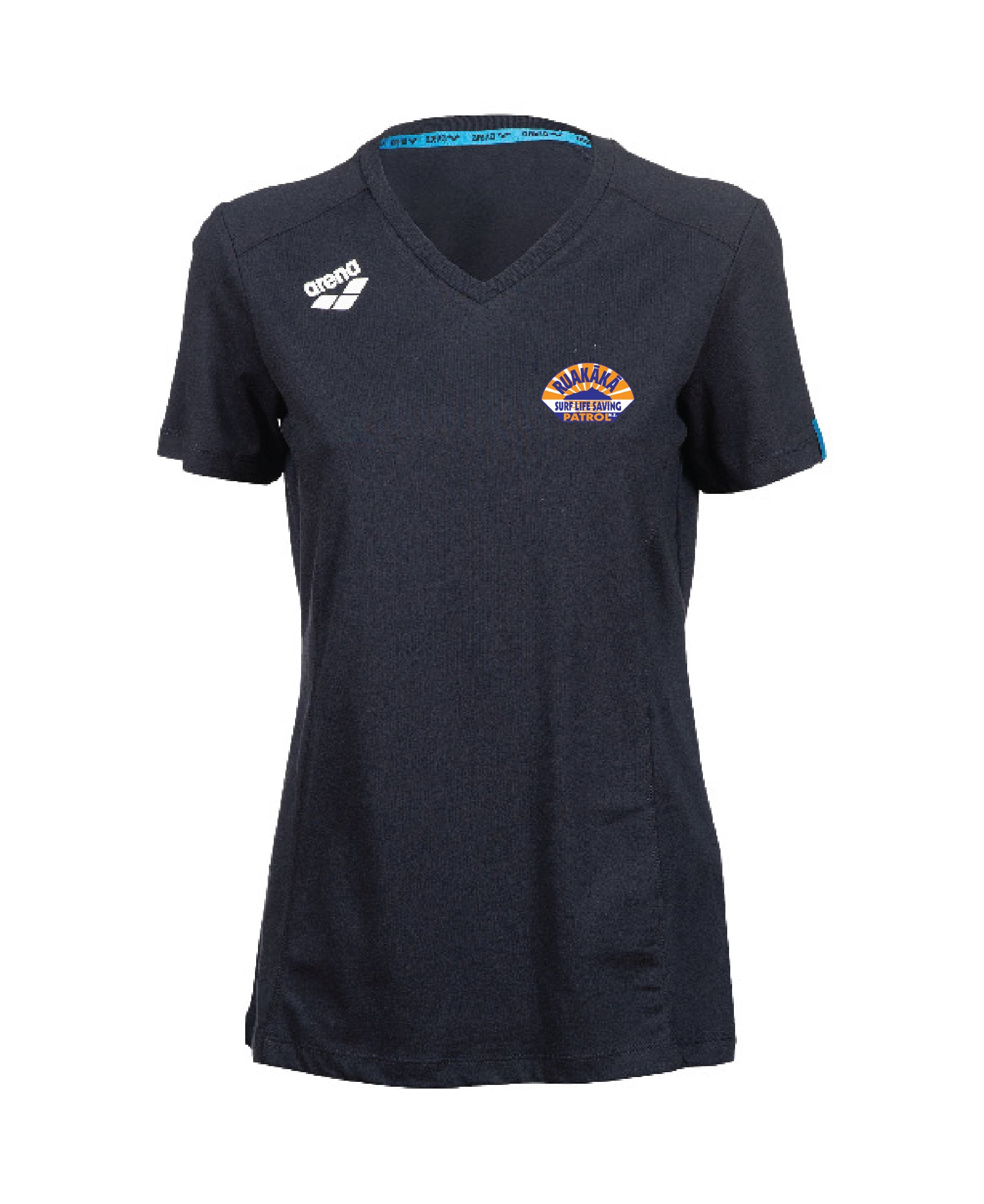 Ruakaka Team Women's Panel T-Shirt - Navy