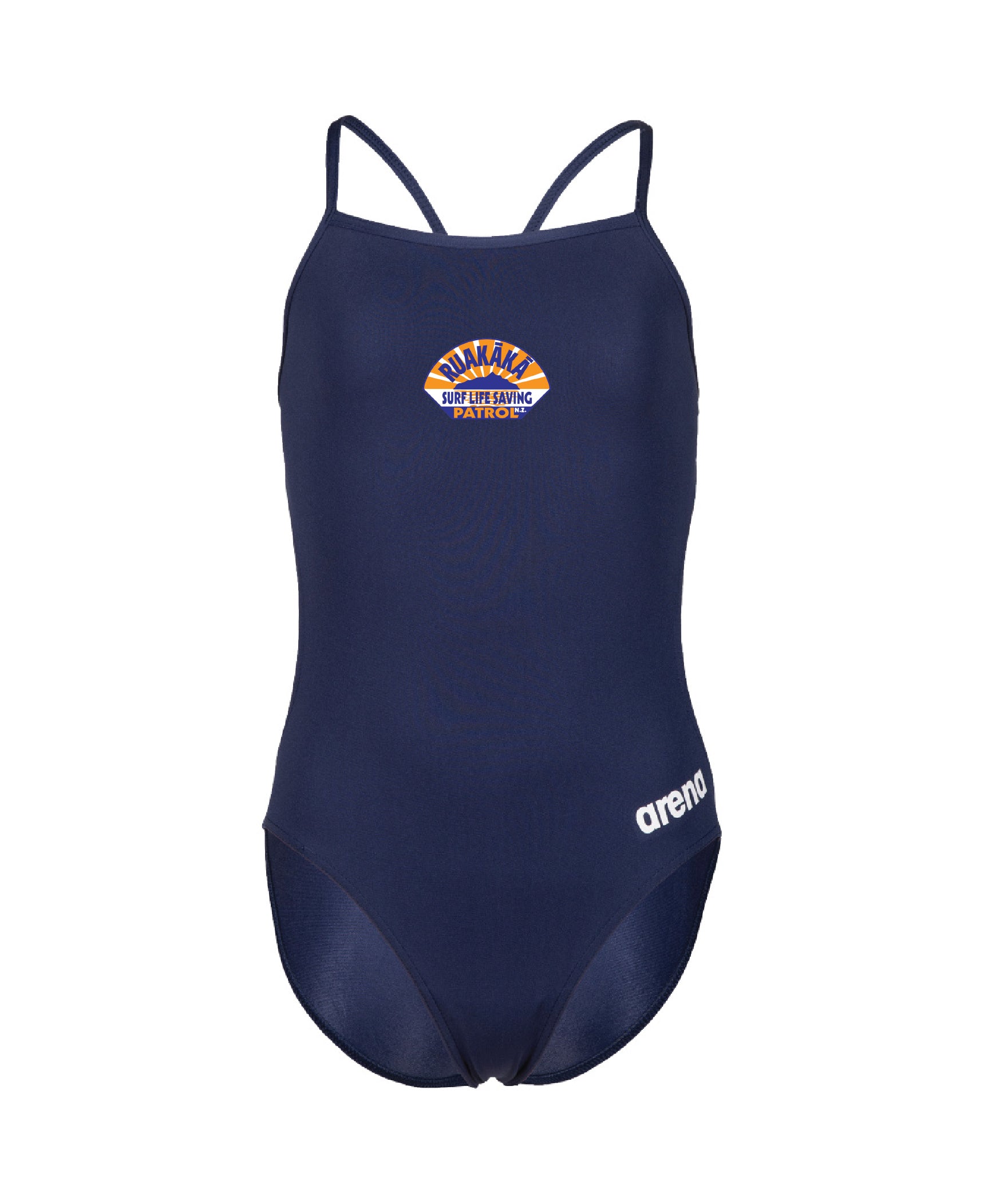Ruakaka Girls' Solid Team Challenge Swimsuit - Navy