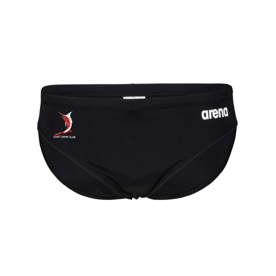 Coast Swim Club Men's Team Brief - Black