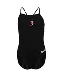 Coast Swim Club Girl's Team Challenge Swimsuit - Black