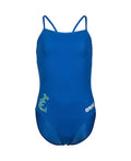 Te Arawa Girls' Solid Team Challenge Swimsuit - Royal