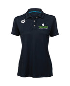 Trojans Women's Solid Polo - Navy