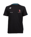 Coast Swim Club Unisex Team Panel T-Shirt - Black
