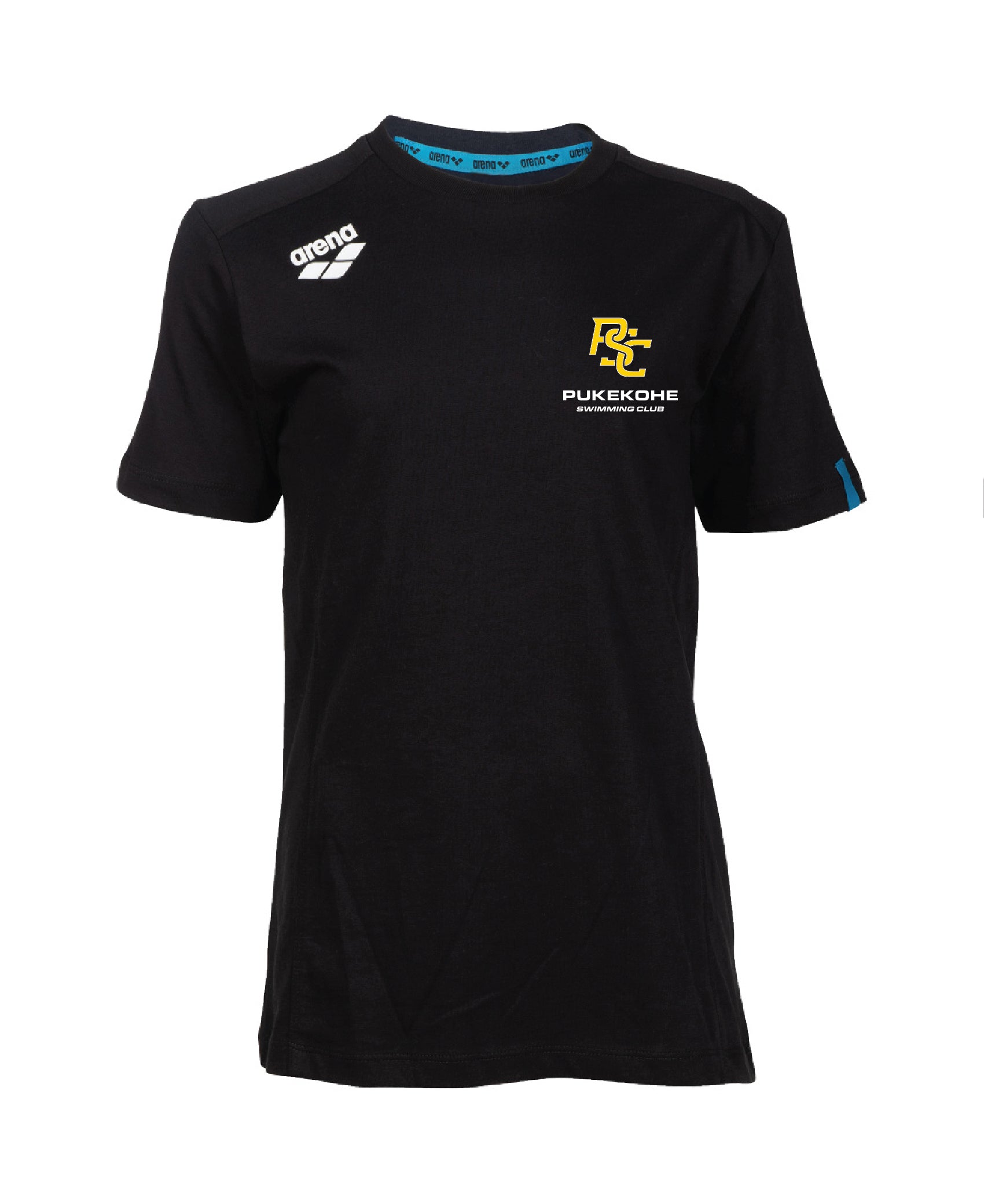 Pukekohe Jr Panel T-Shirt - Black