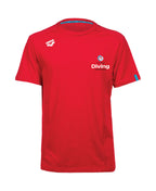 Canterbury Diving Unisex Team Panel T-Shirt - Red
