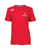 Canterbury Diving T-Shirt Panel JR - Red