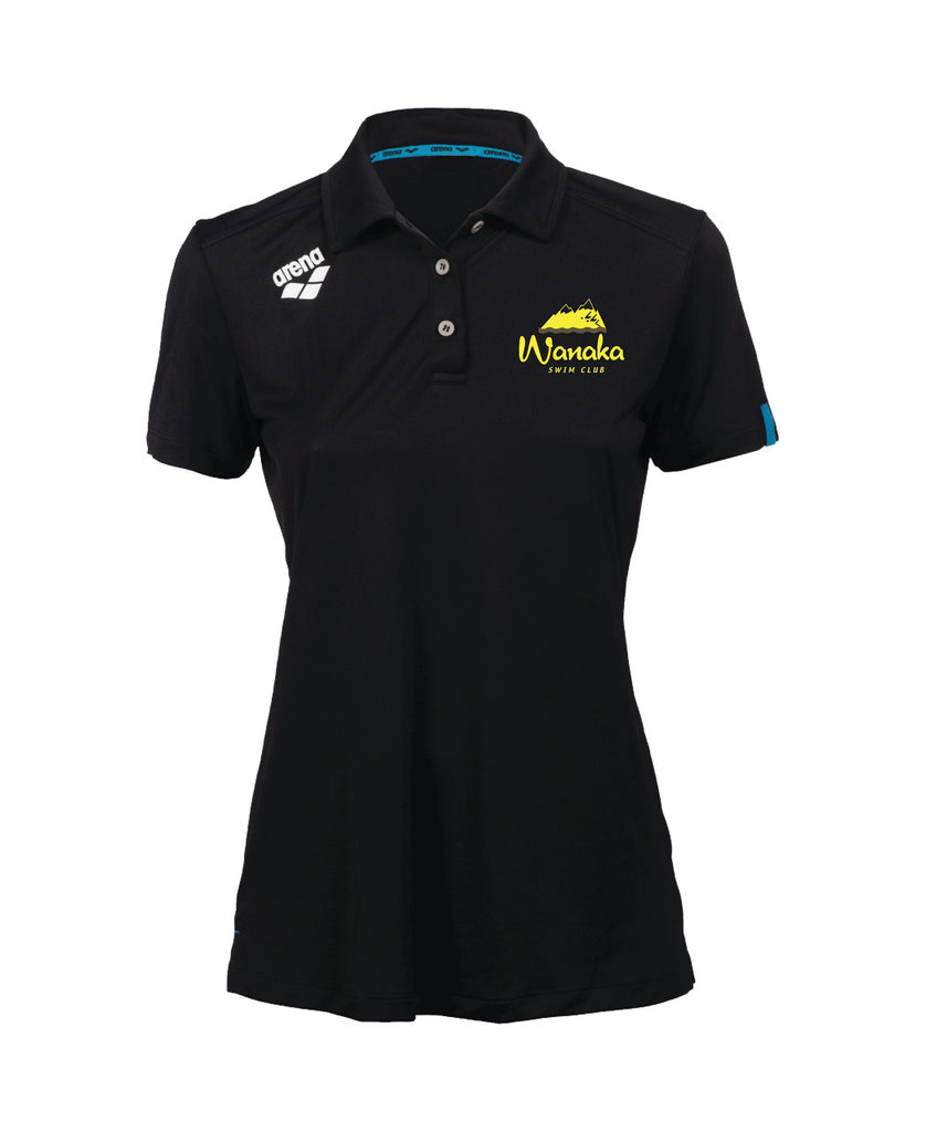 Wanaka Women's Solid Polo Black