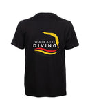 Waikato Diving Team T-Shirt Panel - Black