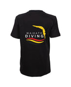 Waikato Diving Jr Panel T-Shirt - Black