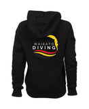 Waikato Diving Team Hooded Sweat Panel Jr - Black