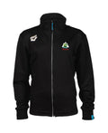 Waitaha Junior Team Jacket Panel Knitted Poly - Black