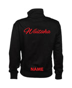 Waitaha Junior Team Jacket Panel Knitted Poly - Black