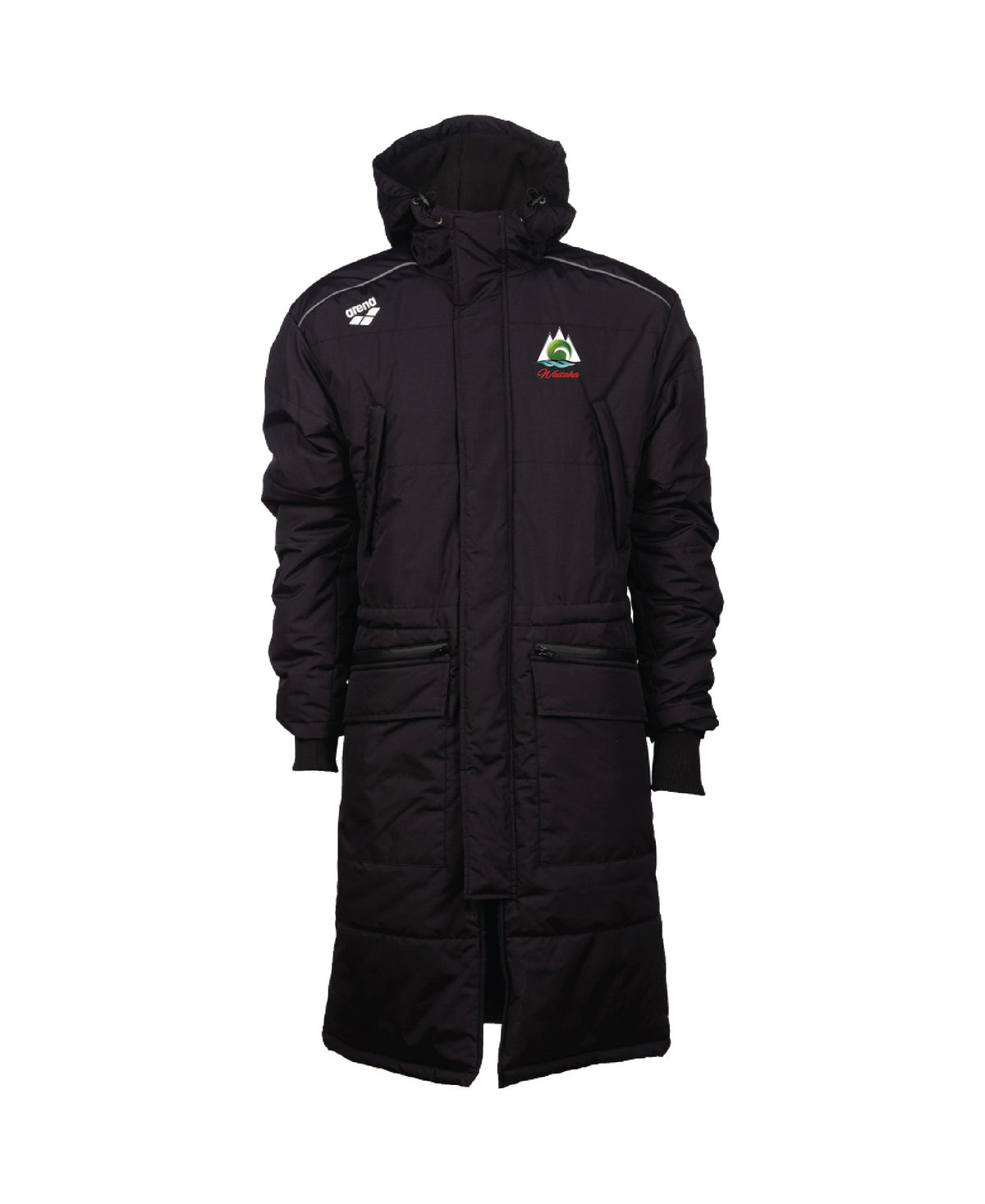 Waitaha Unisex Solid Parka - Black