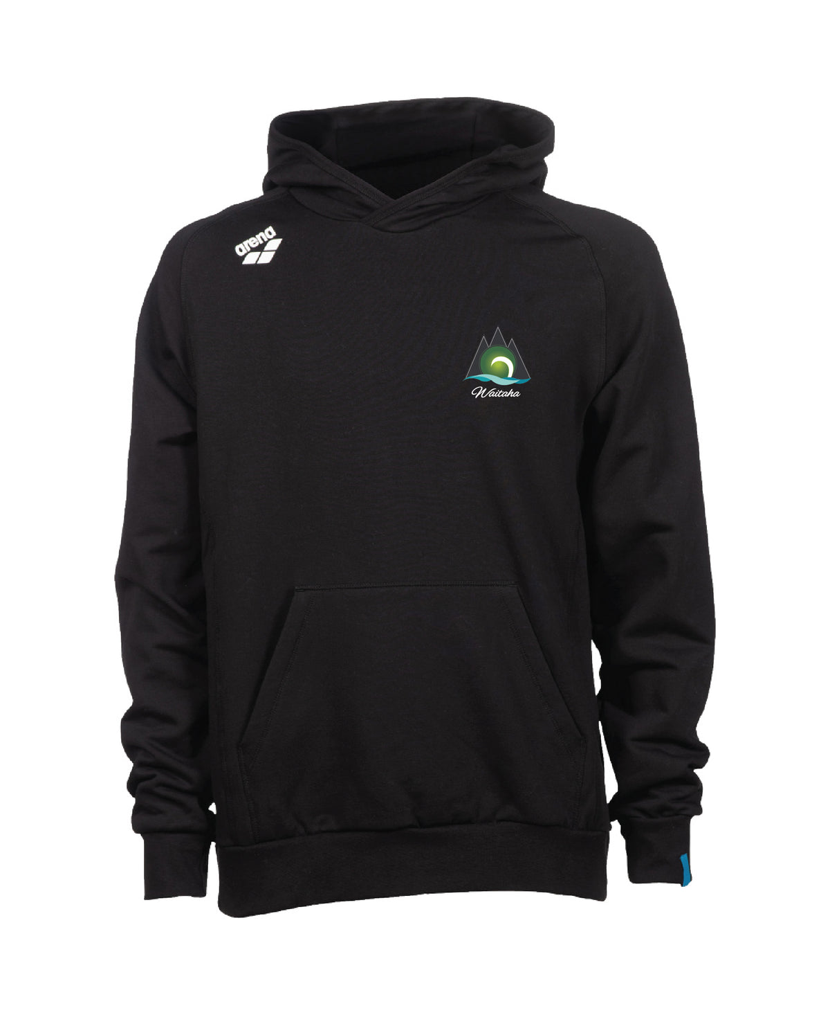 Waitaha COACH Unisex Hooded Panel Sweatshirt - Black